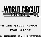 World Circuit Series Title Screen